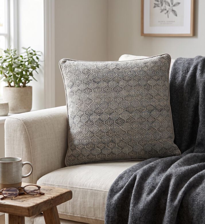Home Deco and More Mandala Wool Cushion Decorative, Packshot View