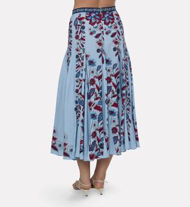 Farm Rio Marcelle Floral-print Maxi Skirt, Model View