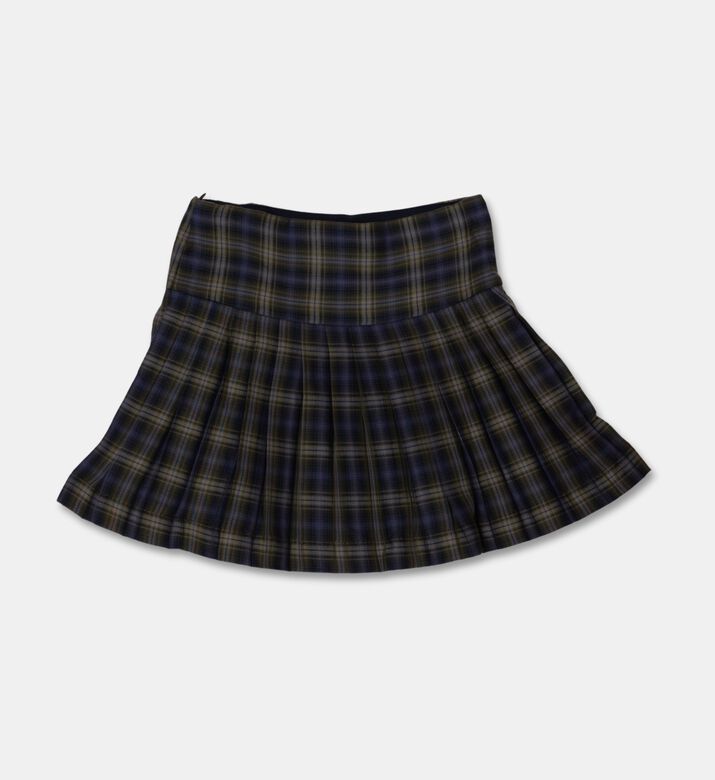 Tartine et Chocolat Checkered Pleated Skirt, Packshot View