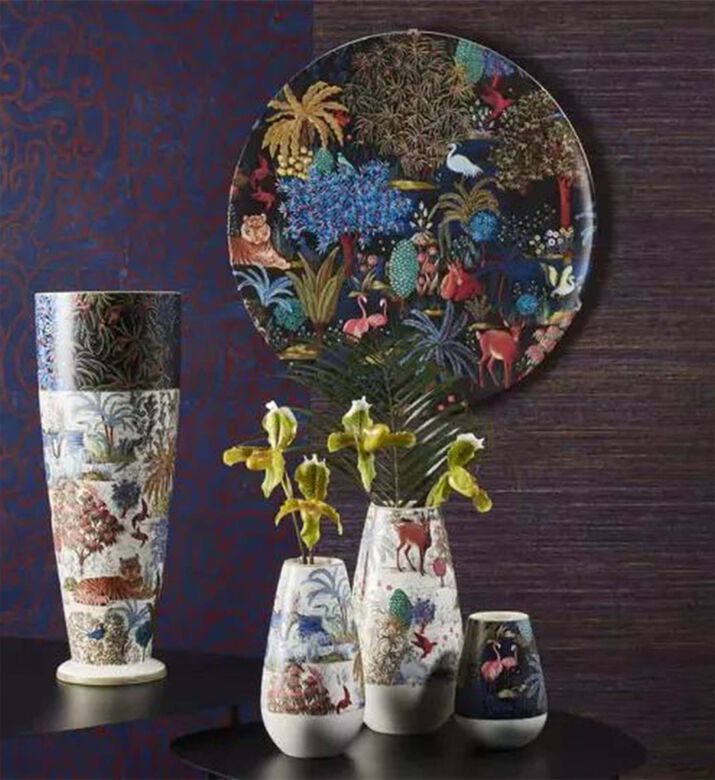 Gien Vase Fuseau Jardin Du Palais, Packshot View