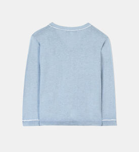 Boy Linen Cotton Knitted Cardigan