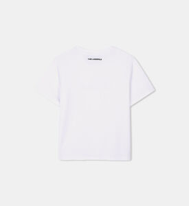 تيشيرت بشعار مزيّن بالترتر