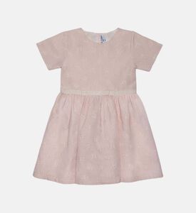 Eryna Tonal Jacquard Girl Dress
