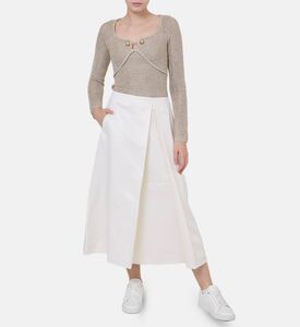Anna Wool Silk Flared Skirt Anna Wool Silk Flared Skirt