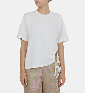 تيشيرت قطن عضوي برباط