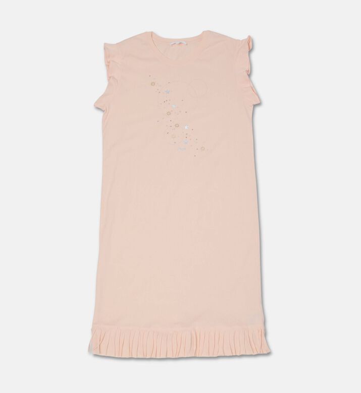 Chloe Organic Cotton Logo-embroidery Dress, Packshot View