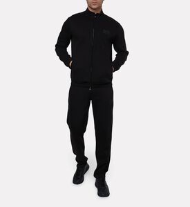 EA7 Cotton Full Zip Track Jacket, Black, Xl, Model View