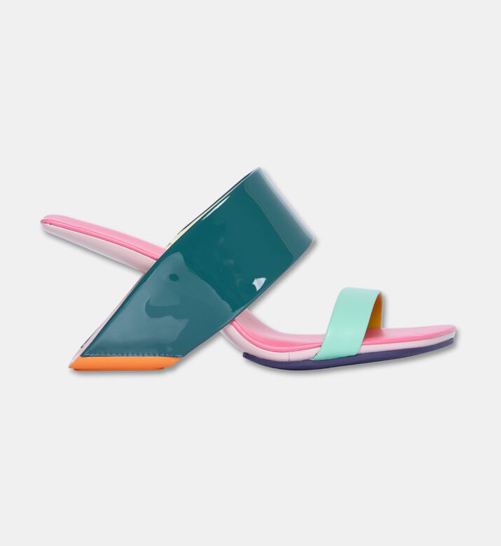 UN United Nude Cow Leather High Heel Sabot, Pink, Eu-37, Packshot View