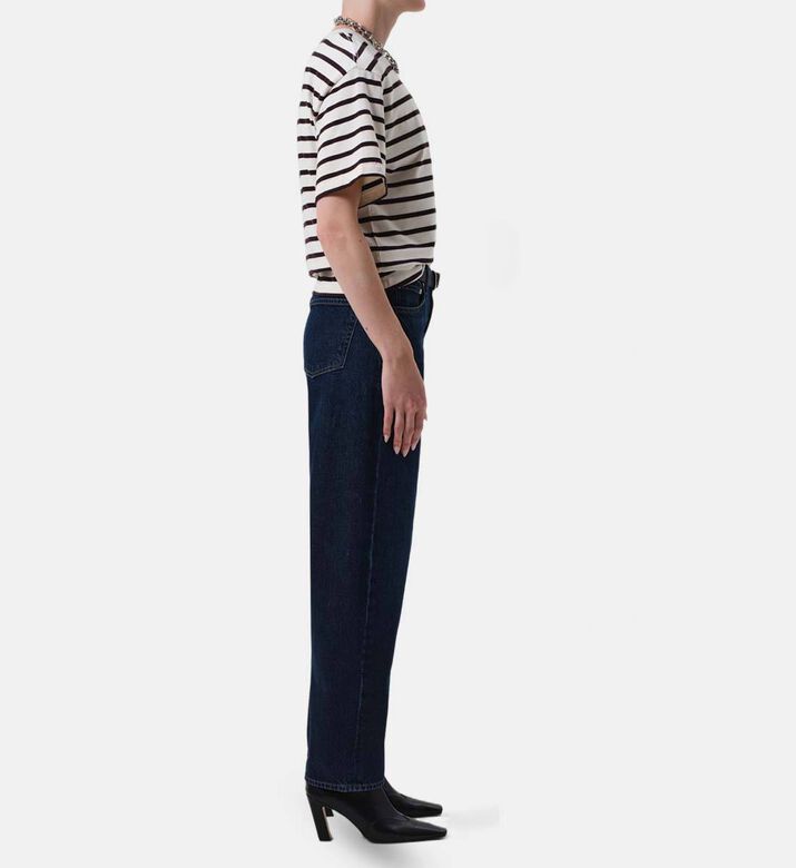 Citizen of Humanity Button Closure Barrel Leg Pants, Model View