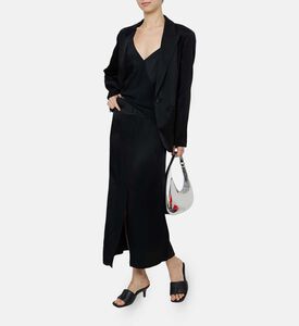 Satin Dual-finish Pencil Skirt