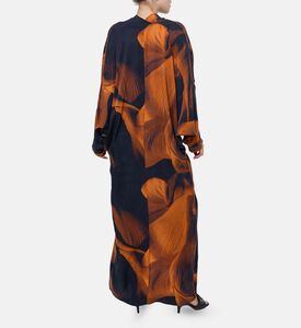 Niluu Floral-print Wide Sleeve Dress, Model View