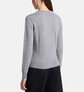 Carter and White Dara Embelished Cashmere Cardigan, Model View