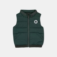 Parka Logo-badge Padded Vest
