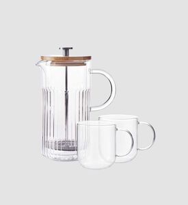 Double-wall Borosilicate Glass Press