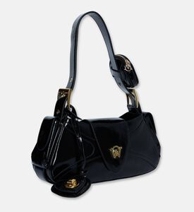 Manc Aurora Logo-detail Shoulder Bag, Black, Packshot View