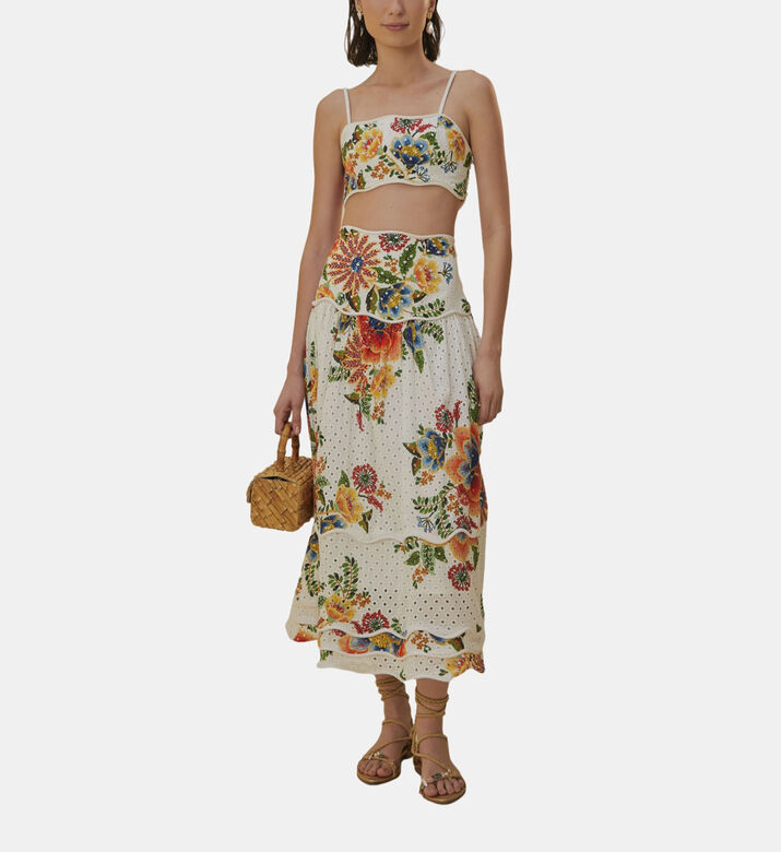 Delicate Garden Cropped Top Delicate Garden Cropped Top