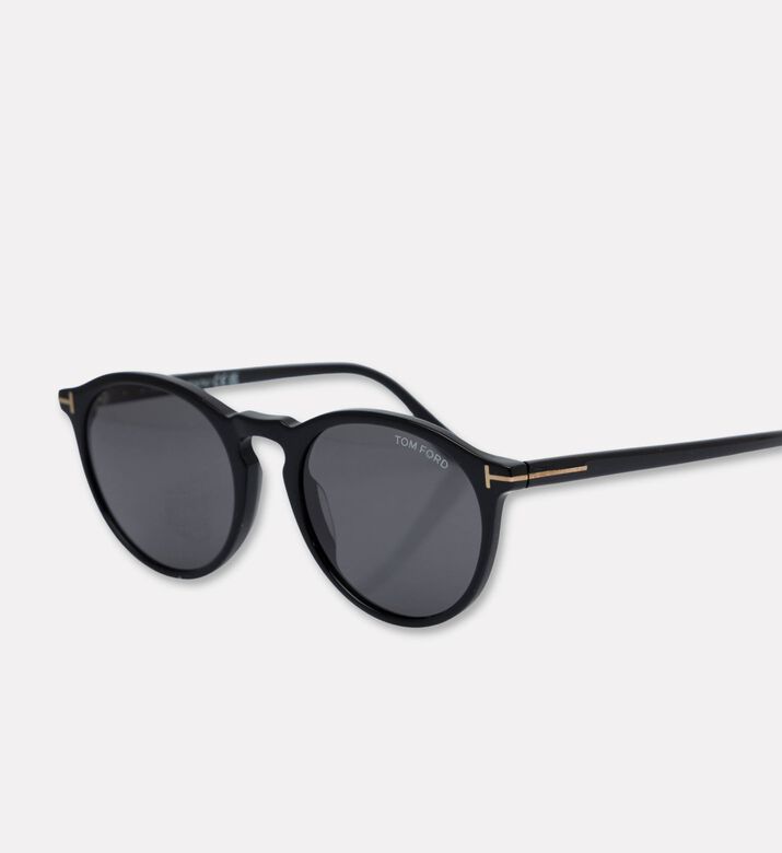 Tom Ford Square Gradient Lenses Sunglasses 52, Black, Packshot View