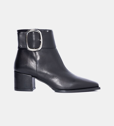 Oversized Buckle Closure Boots