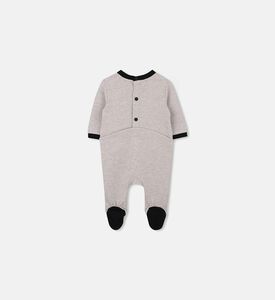 طقم بيجامة قطن بخصر مطاطي