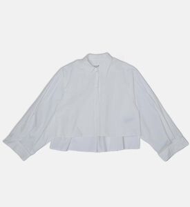 Cotton Pleat-detailing Shirt