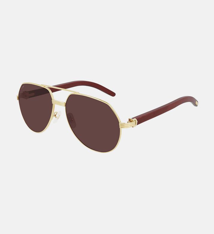 Aviator Full Rim Metal Sunglasses 60