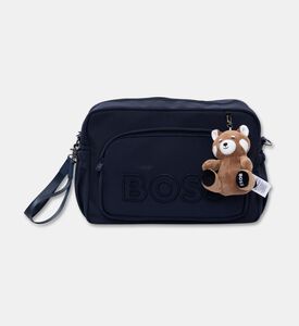 Boss Matte Fabric Changing Bag, Navy, Packshot View