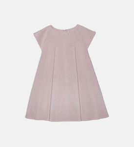 Jules and Juliette Paris Pleat-detail Short-sleeve Flared Dress, Packshot View
