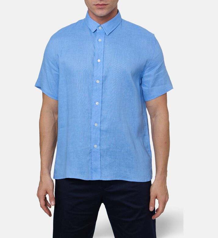 The Kooples Shirt Requin, Blue, Xl, Model View