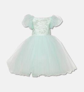 Lelyte Leaf-patterned Embroidery Dress, Packshot View