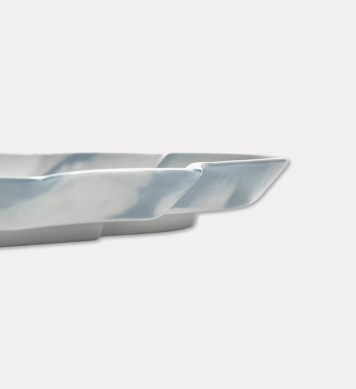 Serax Light Blue Oval Serving Plate, Packshot View