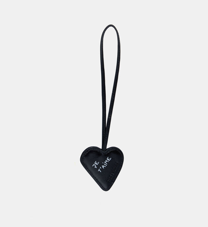 Flash Leather Heart Keyring