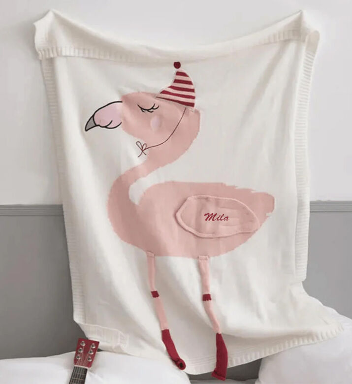 بطانية فلامنغو قطن مخصصة