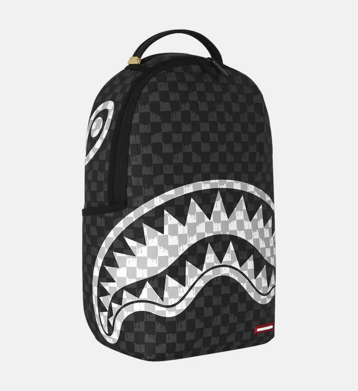 Sprayground Backpack Black White Drip, Packshot View