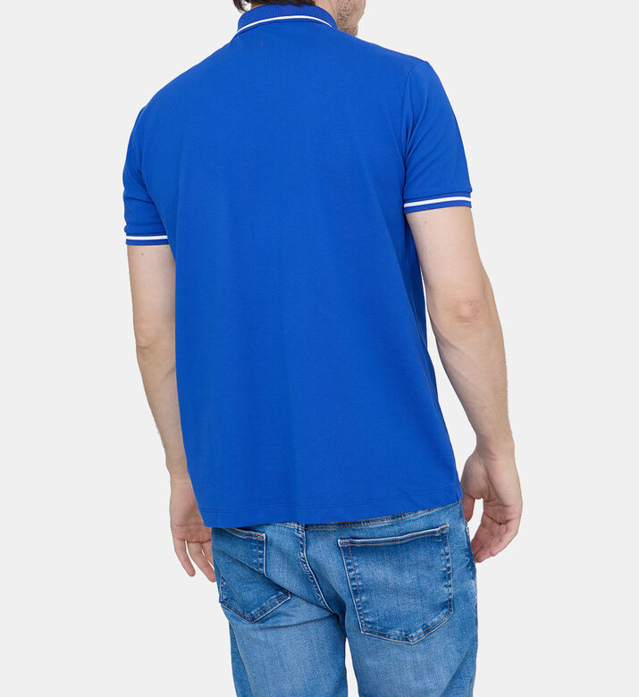 قميص بولو مطرز بشعار مطرز برأس مطرز