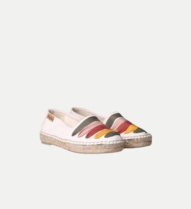 Toni Pons Rose-cm Vegan Cotton Blend Patterned Flat Espadrille, Packshot View