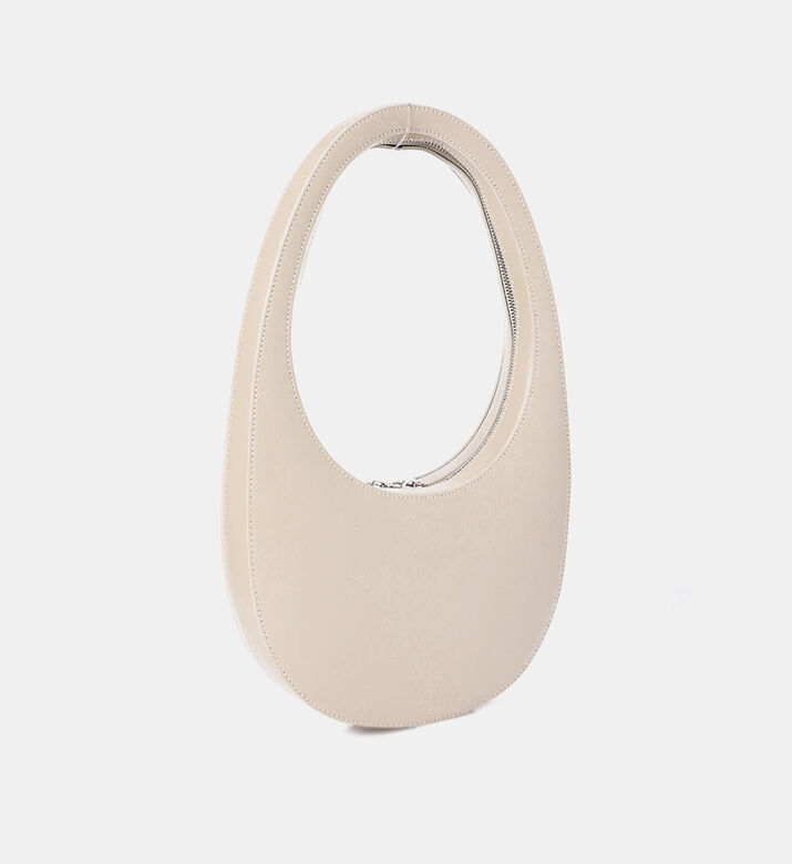 حقيبة جلدية سوايب بمقبض دائري