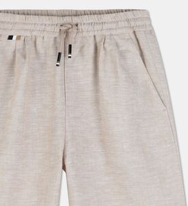 Boss Linen Summer Drawcord Shorts, Packshot View