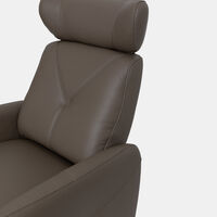 Mezzo Manual Leather Recliner Arm Chair