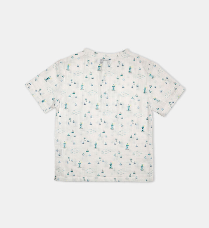 All-over Boat Print T-shirt