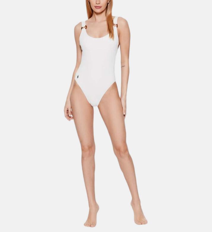 بدلة سباحة قطعة واحدة بحلقات ملتوية