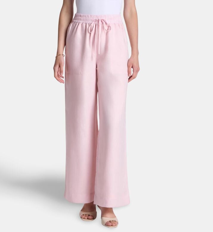 Carter and White Alaia Flared Printed Skirt, Pink, Xl, Model View