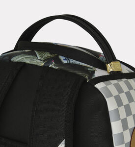 Sprayground Backpack Dlxsv Cream Check, Packshot View