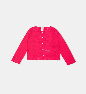 Junior Girl Crochet Cardigan