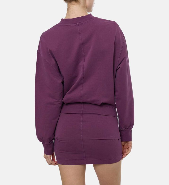 The Attico Embroidered Long-sleeve Mini Dress, Model View