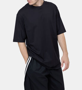 Cotton Jersey Oversized Crewneck T-shirt