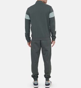 بدلة رياضية بمزيج قطن بطبعة شعار