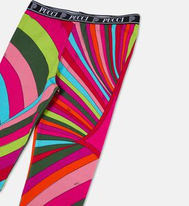 Emilio Pucci Logo-waistband Printed Leggings, Packshot View
