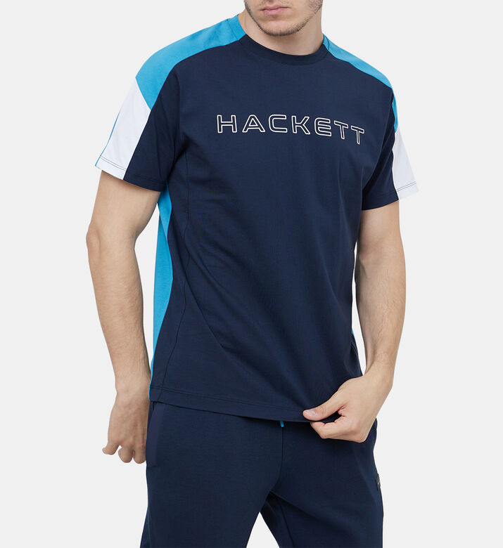 تيشيرت تور قطن بطبعة شعار