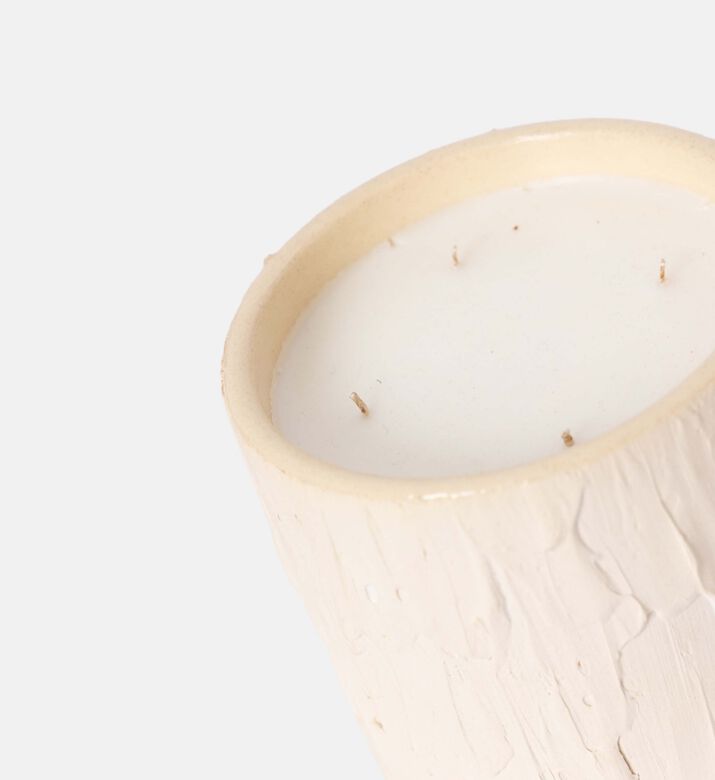 شمعة معطرة كبيرة بتصميم خارجي ذائب