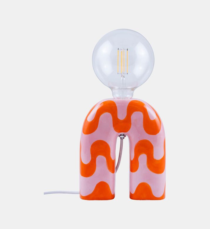 Que Rico Ceramic Glossy Finish Lamp, Packshot View